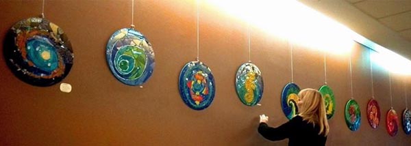 Postavljanje Steklenih spiral v Mariboru